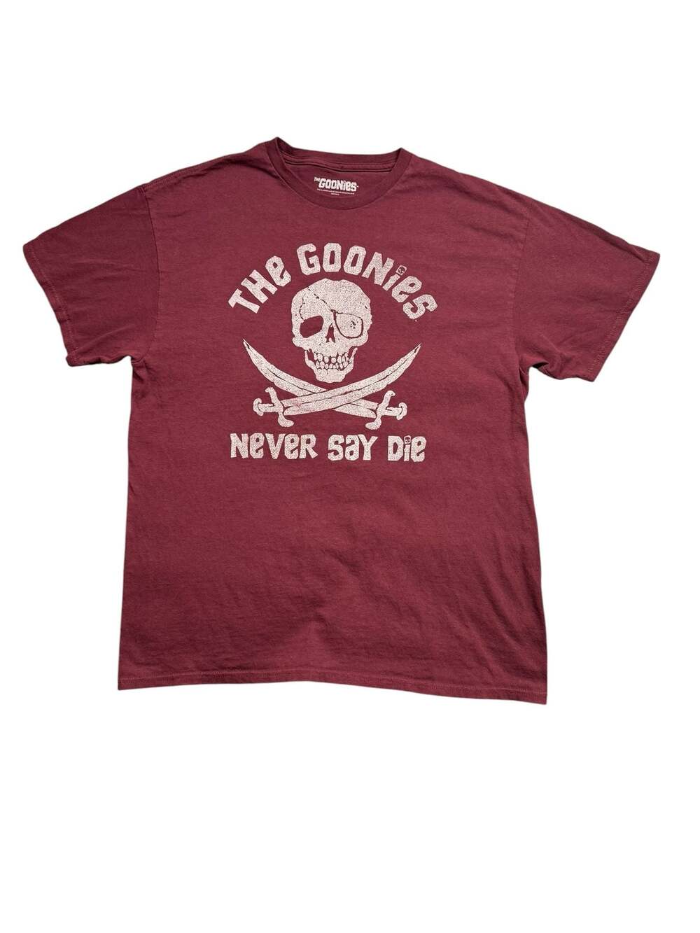 The Goonies Never Say Die Skull T-Shirt Size Large